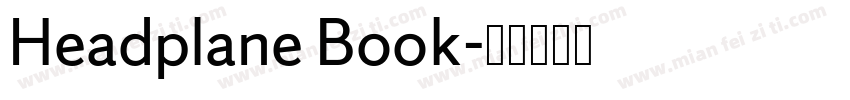 Headplane Book字体转换